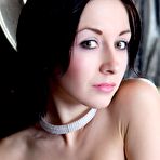 First pic of Brunette cutie Night A takes off her pink lingerie and exposes that creamy bod