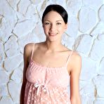 First pic of Having showed the natural boobs this cute chick Loreen A also exposes nude pussy