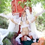 First pic of Teen hotties Nika N and Milena D wear stockings and outfits as they get lesbian with one another