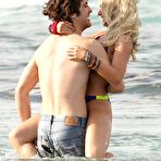 Fourth pic of Julianne Hough sexy in bikini on the beach