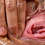 Second pic of Squeezing a Speculum with her Vagina - allshavedpussy.com