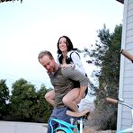 Second pic of Teen superstar Belle Knox gobbles her man up and rides his immense cock with pleasure