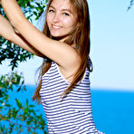 First pic of Izabel Ahe Strips Naked on a Cliffside Oceanview Pictures Gallery