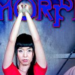 First pic of SexPreviews - Marica Hase in red is rope bound tits clamped and toyed by maledom