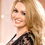 First pic of Busty Amber Jayne Masturbates in Stockings