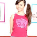 First pic of Admirable dark haired teen honey with a tattoo on her stomach getting hard cock and cumshot. (preview pictures)