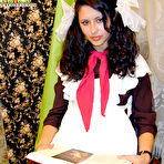 First pic of Nasty dark-haired sweetie stripping her school-uniform and revealing her nice body (preview pictures)
