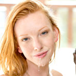 Fourth pic of 
      Katy Kiss worships her lover's massive black shaft
    