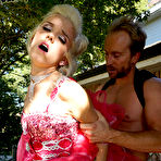 Third pic of Lecherous teenager Halle Von is wrapping her horny mouth around the fat ram rod