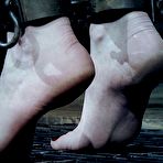 Second pic of SexPreviews - Sierra Cirque is metal bound in dark dungeon and put in a cage