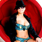 First pic of Eva Angelina Busty Vixen in Blue Pictures Gallery