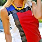 First pic of Sandy Hot Blonde Stripteaing In Retro Style @ Clubsandy : Home of European super star Sandy AKA Vega Vixen