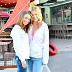 Fourth pic of Licentious Marry Lynn is beading her holes on the strapon cock of Scarlet FTV