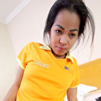 Third pic of :: Asian Sex Diary :: Skinny Asian flight attendant gets pussy worked over