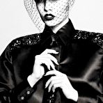 First pic of Nadja Bender sexy and see through b-&-w scans