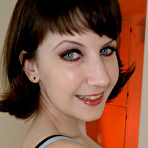 First pic of Licentious Betty Allure uses hands, lips and tongue to masturbate the stiff cock