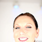 First pic of While the raunchy hardcore chick Candace Allure fucks, sucks dick and eats sperm