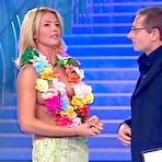 Second pic of Nathalie Caldonazzo shows her boob at Ciao Darwin TV show