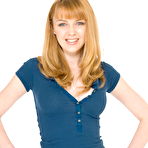 First pic of Lusty teen redhead Marie McCray with snow-white skin makes a strip performance