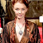 First pic of Medieval redhead hottie Marie McCray jumps on her king's cock and rides it