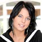 First pic of Cute faced brunette Vanesa Brees slides out of her sexy clothes and gets her ass dicked POV