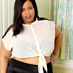 First pic of Big breasted British black mature bbw is getting naughty