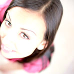 Fourth pic of Beautiful teen girl Talia Nubiles gives deep blowjob POV style and spreads her ass cheeks