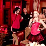 First pic of The salacious girl in fishnet stockings Dani Jensen is playing with more than one hard piston