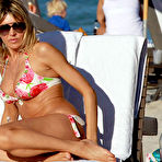 Second pic of Busty Rita Rusic sexy in bikini on the beach
