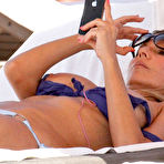 First pic of Rita Rusic boobslip and flashes shaved pussy