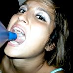 Third pic of Cute cum swallowing latin girl