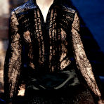 Fourth pic of Rosie Huntington-Whiteley sexy and see through runway shots