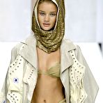 First pic of Rosie Huntington-Whiteley sexy and see through runway shots