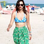 First pic of Rumer Willis in bikini on miami beach