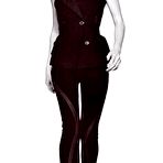 Third pic of Sara Blomqvist sexy and topless b-&-w pix