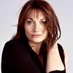 Fourth pic of Sarah Parish non nude posing photoshoot