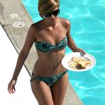 Second pic of Girls band Saturdays relax in bikini by the pool in Hollywood