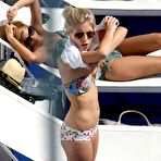 Fourth pic of Girls band Saturdays relax in bikini by the pool in Hollywood