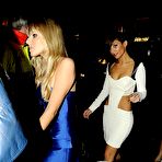 First pic of Vanessa White from Saturdays shows her piersed nipples in see-through dress