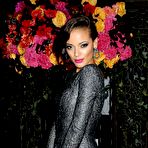 First pic of Selita Ebanks in long tight dress posing for paparazzi at redcarpet