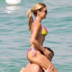 Second pic of Sylvie Van Der Vaart sexy ini bikini on the beach in St Tropez