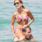 Third pic of Sylvie Van Der Vaart sexy ini bikini on the beach in St Tropez
