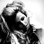 Second pic of Tereza Maxova naked black-and-white mag scans