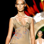 Fourth pic of Estonian model Tiiu Kuik sexy on the stage, shows her long legs
