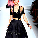 Fourth pic of Toni Garrn looking sexy runway shots