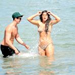 Fourth pic of Vicky Patterson sexy in bikini candids in Ibiza