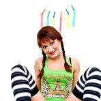 First pic of The pretty teen looking girl Anita Hengher under the hard control of several stiff members