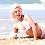 Fourth pic of Jorgie Porter sexy in white bikini