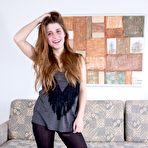 First pic of Skyler strips naked on her sofa to show body off - PussyFur.com