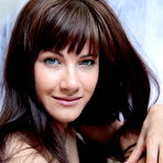 Fourth pic of Sweet and charming Luce A with round, cuppable breasts, shaved pussy, and pretty feet.